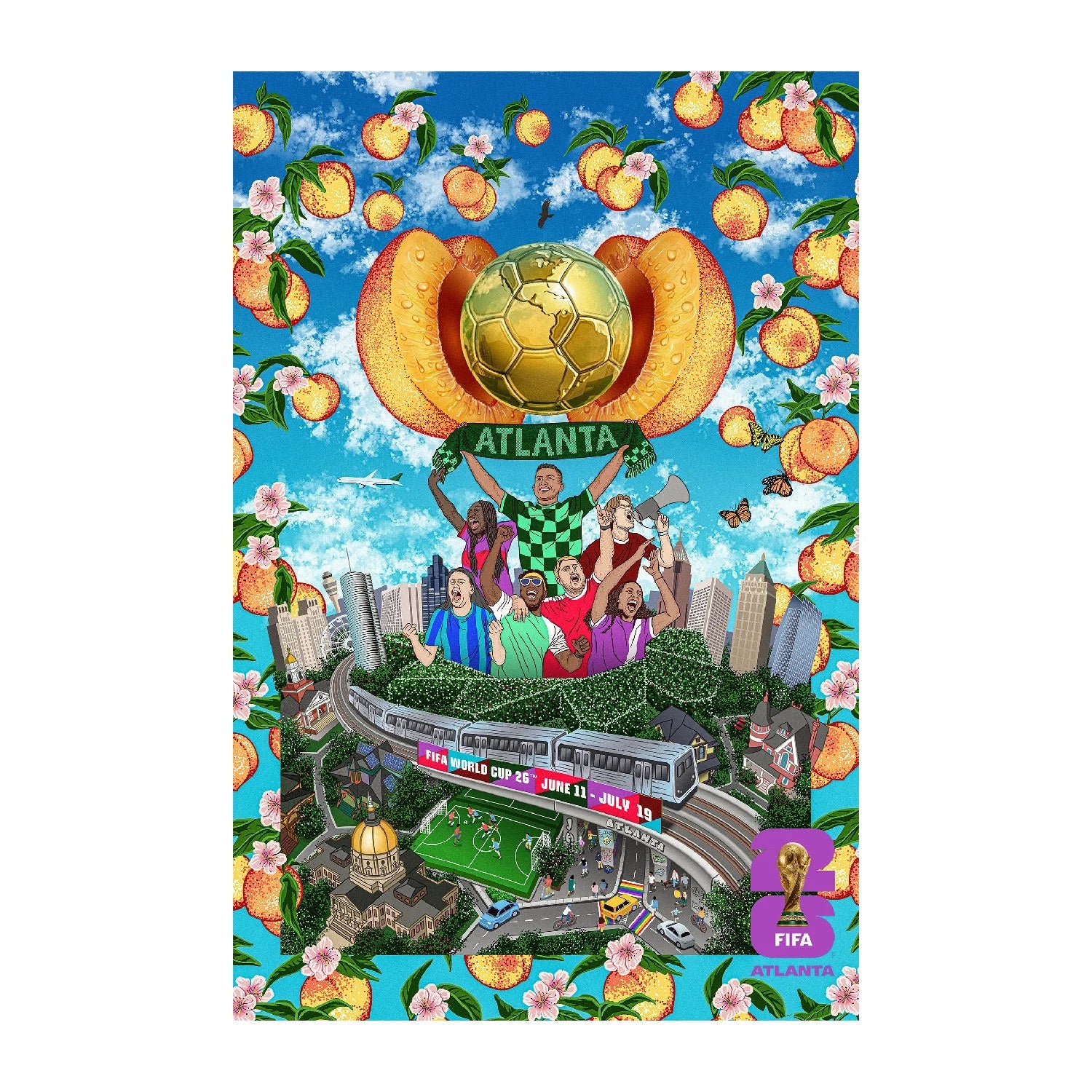 FIFA World Cup 2026™ Host City Poster Pin Atlanta