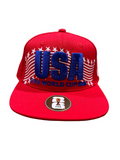 FIFA World Cup USA Red Flatbrim Snapback Hat