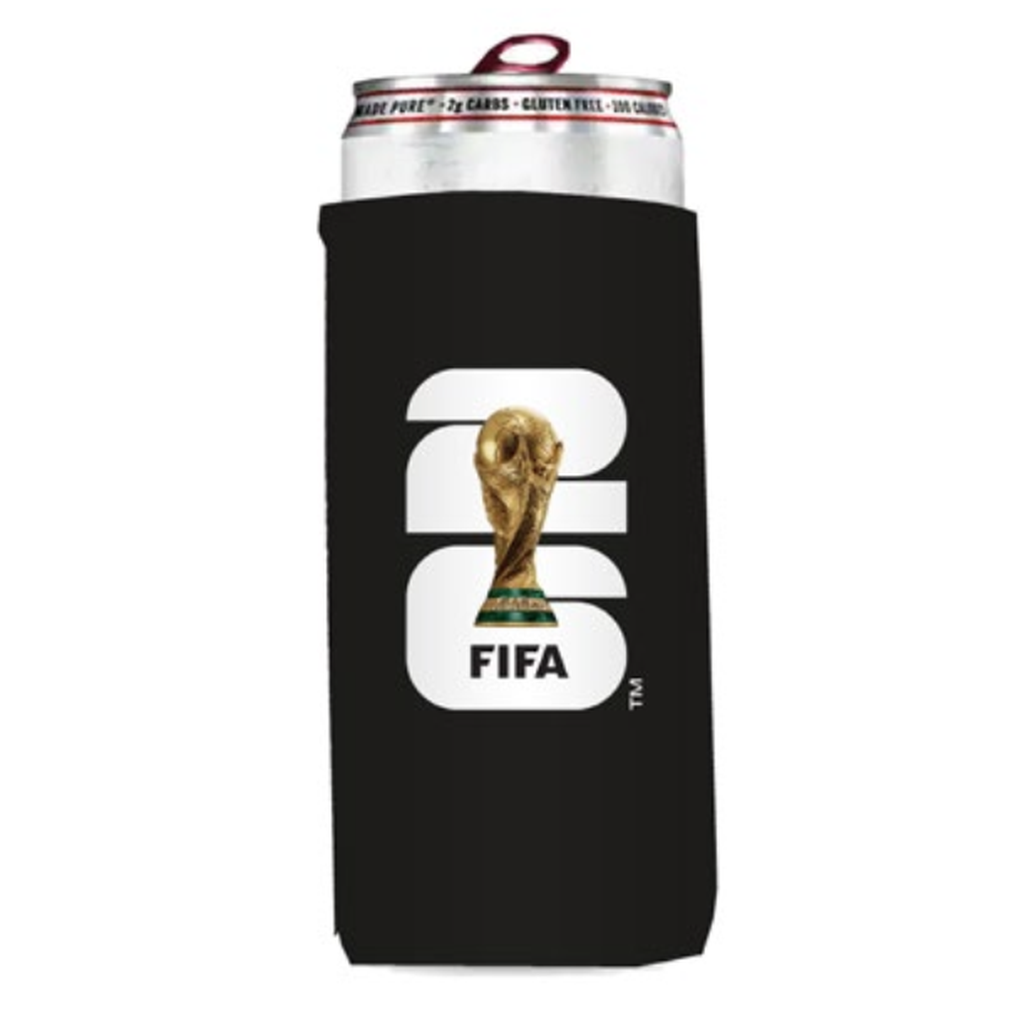 2026 FIFA World Cup™ Slim Can Koozie Black