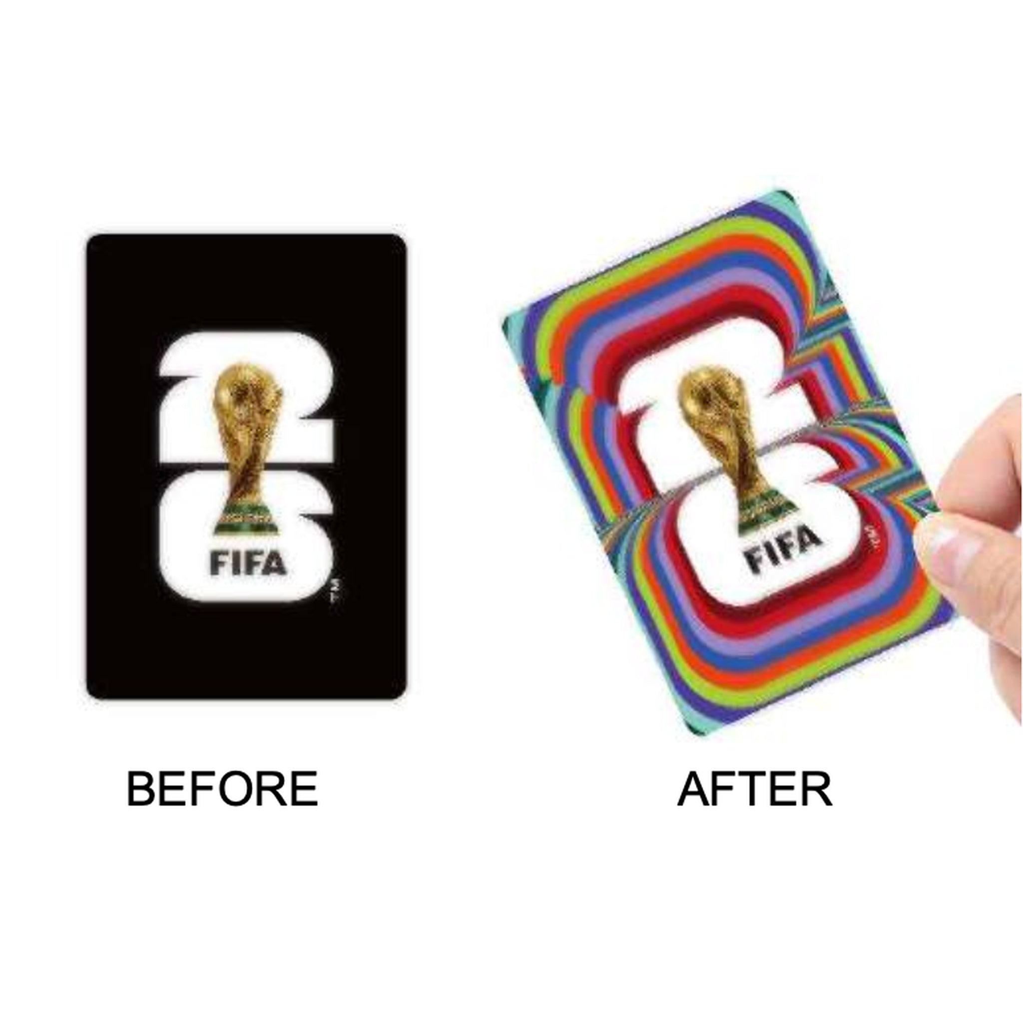 FIFA World Cup 2026™ Lenticular Emblem Magnet 3-D Effect