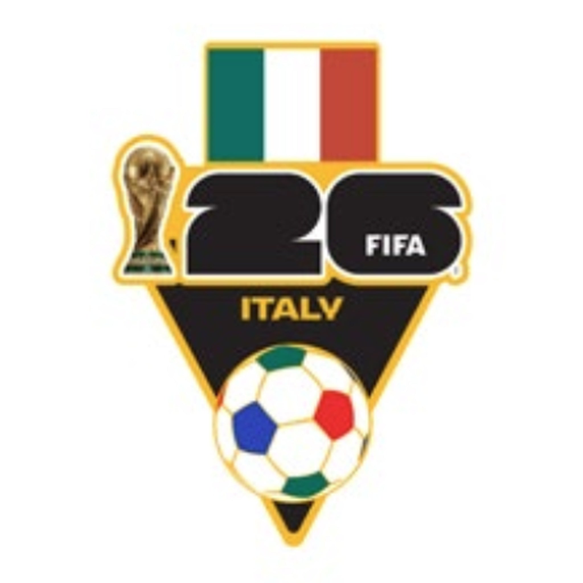 2026 FIFA World Cup™ Italy Flag and Ball Host Country Pin