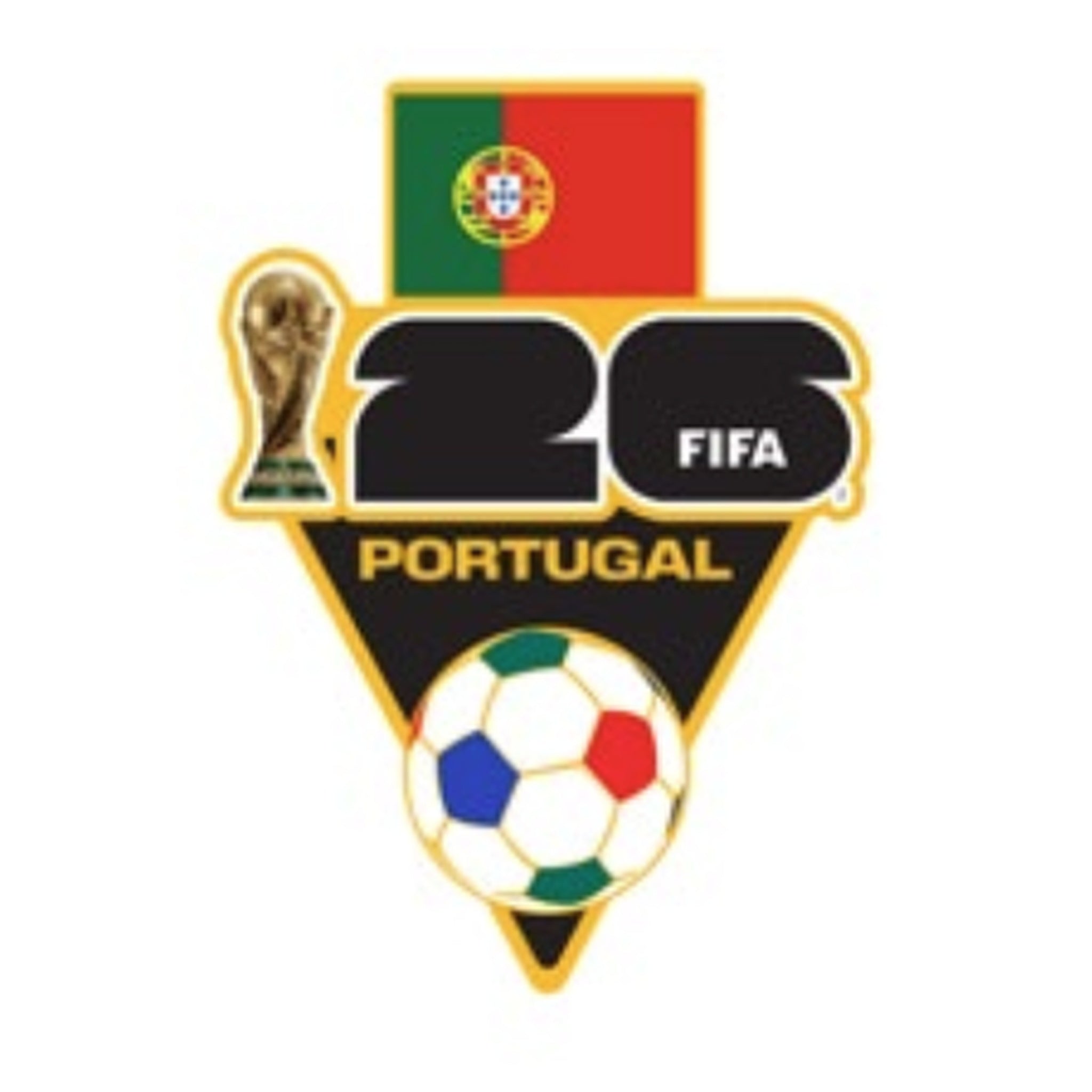 2026 FIFA World Cup™ Portugal Flag and Ball Host Country Pin