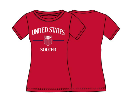 FIFA World Cup 2026™ USA Soccer Women's Red Shirt