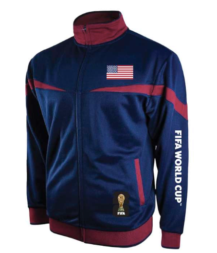 FIFA World Cup 2026™ Men's Jacket Dark Blue/Red