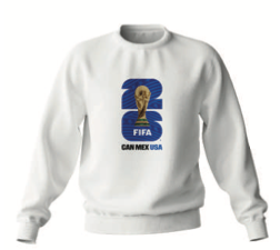FIFA World Cup 2026™ Crewneck White with Blue Logo