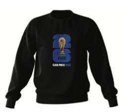 FIFA World Cup 2026™ Crewneck Black with Blue Logo