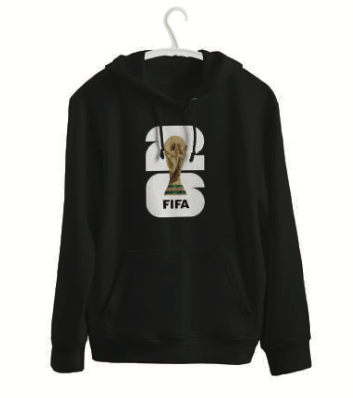 FIFA World Cup 2026™ Hoodie Black with White Logo