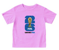 FIFA World Cup 2026™ Youth Pink T-shirt with Blue Logo