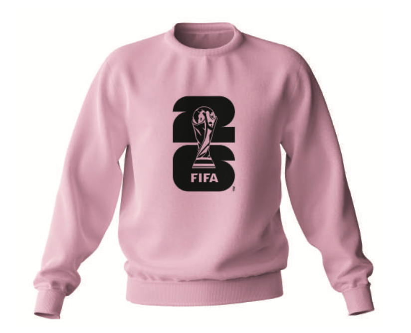 FIFA World Cup 2026™ Crewneck Pink with Embroidery Logo