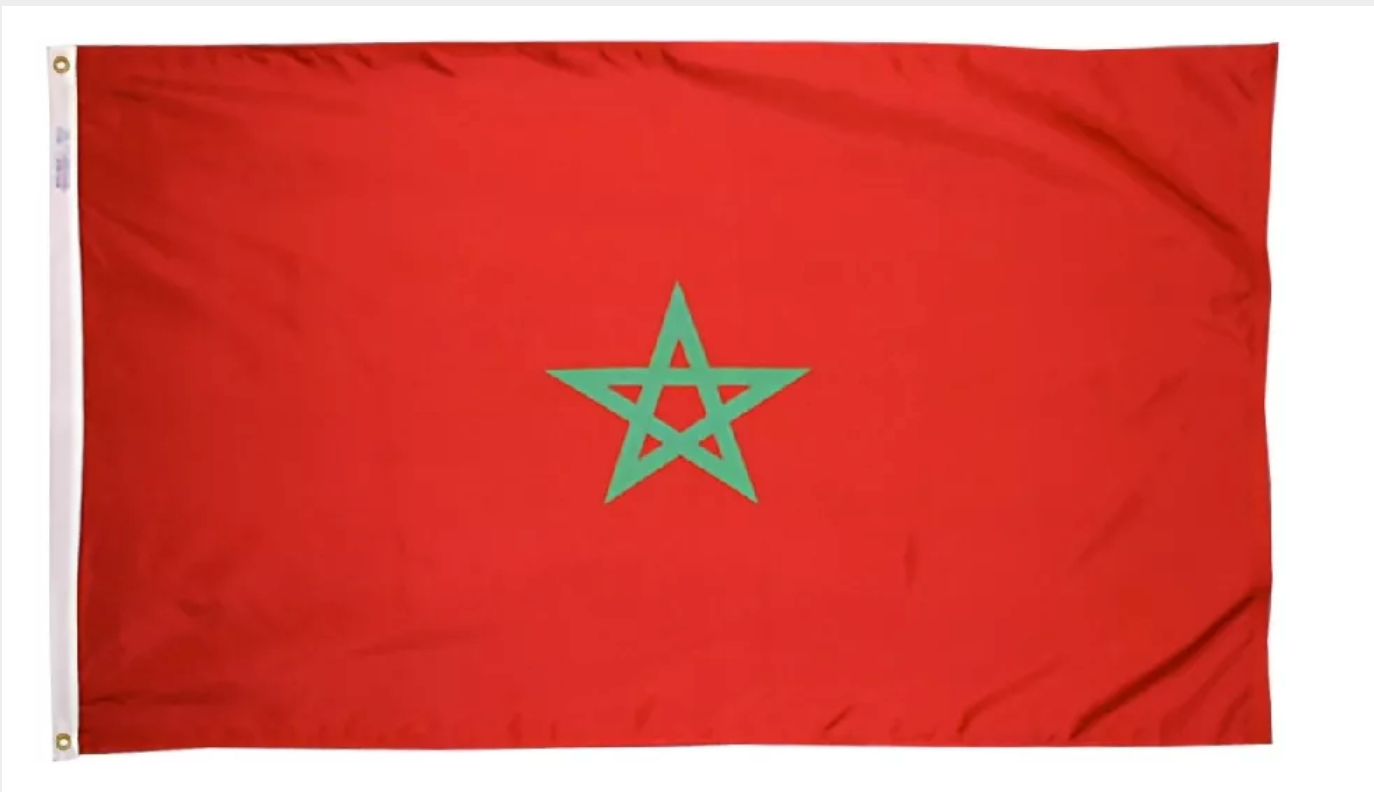 FIFA World Cup Morocco Soccer Fan Flag 3'x5'