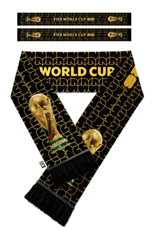 FIFA World Cup 2026™ SCARF - Black WC trophy