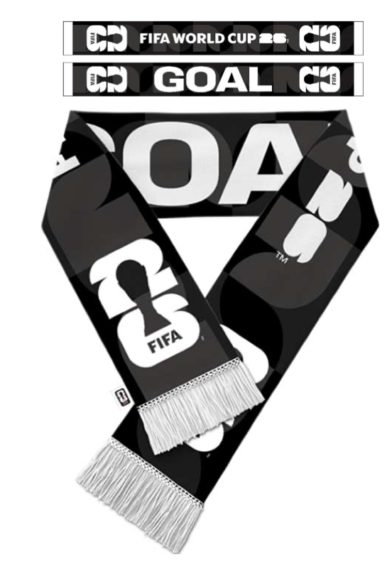 FIFA World Cup 2026™ SCARF - Black / White GOAL