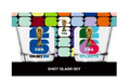 FIFA World Cup 2026™ Host Country & City Shot Glass Combo Set