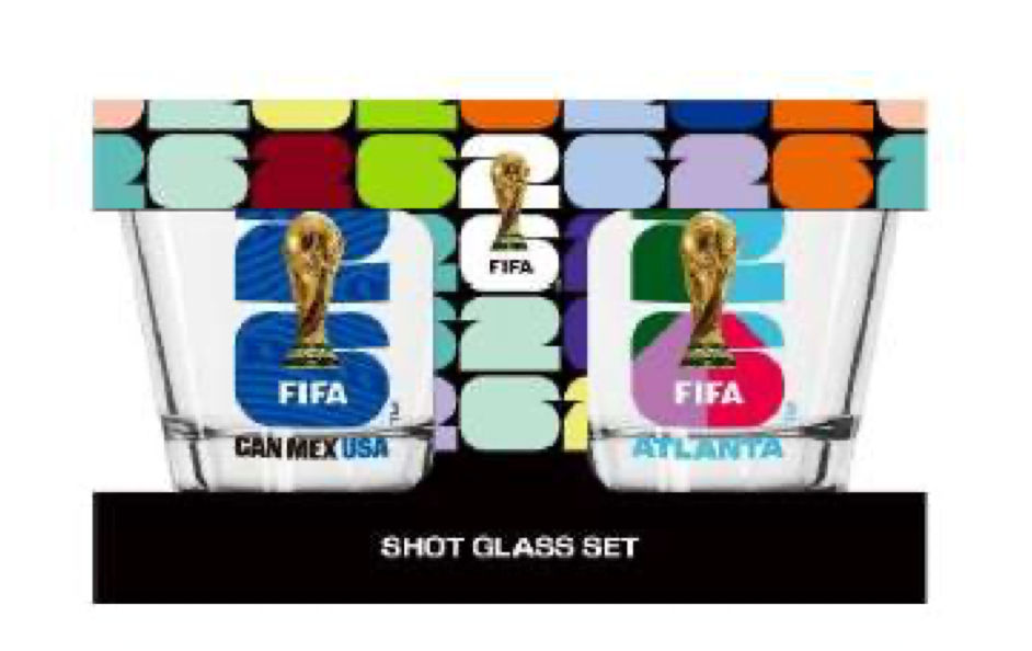 FIFA World Cup 2026™ Host Country & City Shot Glass Combo Set