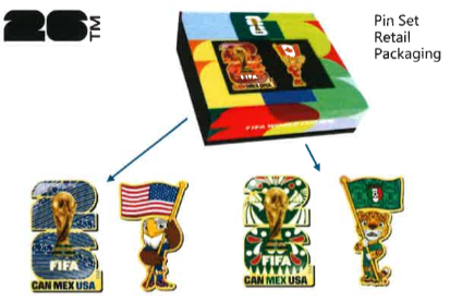 FIFA World Cup 2026™ Pin Set USA (2)